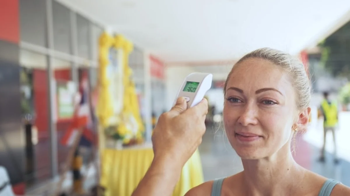 Kontrola temperatury w supermarkecie z kamerą termowizyjną